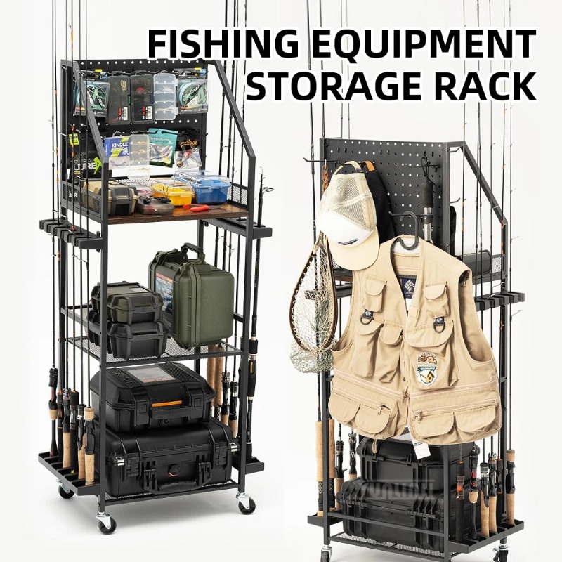 Półka na sprzęt wędkarski, uch – Fishing Rod Rack recenzja i cena